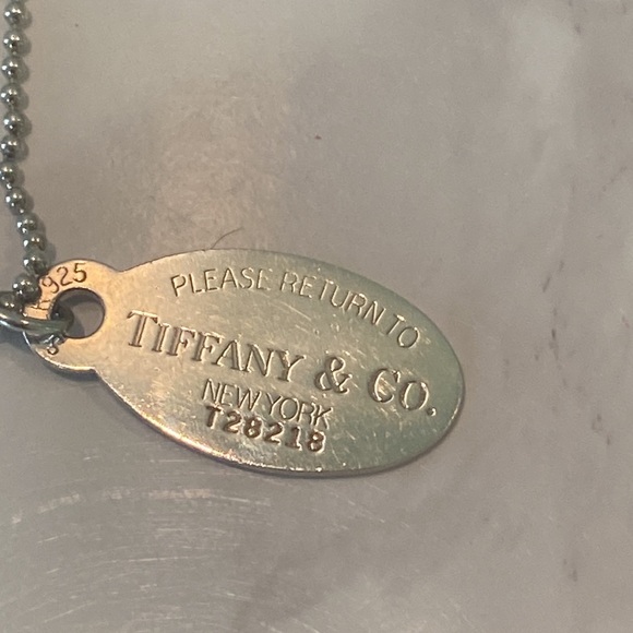 TIFFANY & CO. TAG NECKLACE - Picture 2 of 3
